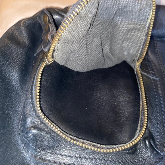 Frye Brooke Drawstring Black Leather Studded Women\'s Bag main image 6